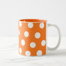 Search for orange dots mugs White