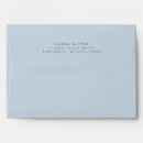 Search for blue envelopes Return address