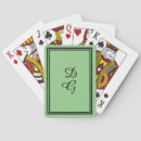 Search for monogrammed bridge playing cards Poker