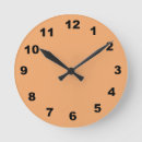 Recherche de couleur orange horloges Nombre