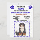 Search for adopt a pet party invitations For pets
