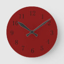 Search for maroon red clocks Kitchen