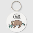 Search for funny sloth keychains Tropical