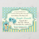 Search for green and yellow baby shower invitations Stripes