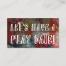 Search for playing card business cards Playdate