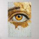 Search for bright eye posters Gold