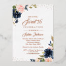 Recherche de blush sweet 16 invitations Aquarelle