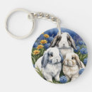 Recherche de petit lapin porteclés Mignon