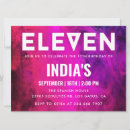 Search for 11 year old girl birthday invitations Pink