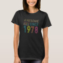 Search for born in 1978 tshirts Vintage