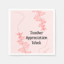 Search for teacher appreciation napkins Back to school