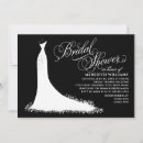 Search for black and white bridal shower invitations Classic