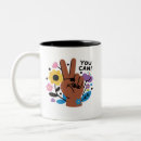 Search for floral peace sign mugs For her