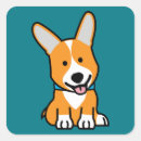 Search for puppy dog stickers Pembroke welsh corgi