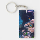 Search for coral reefs keychains Marine