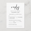 Search for request rsvp cards Meal options