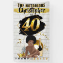 Search for 40th birthday banners Retro
