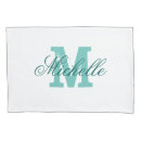 Search for turquoise pillowcases Typography