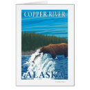 Recherche de pêche alaska cartes postales Rivière