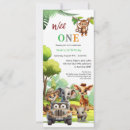 Search for jungle wild one invitations Tiger