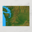Search for washington map postcards State