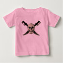 Recherche de pirate baby shirts Crâne