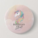Recherche de anniversaire licorne badges Pour enfants