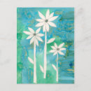 Recherche de marguerite turquoise cartes postales Fleurs