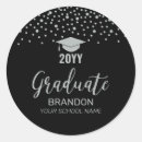 Search for silver and black graduation stickers Modern