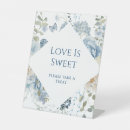 Search for love is sweet wedding signs Reception