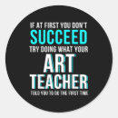 Search for art teachers stickers Design