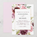 Search for burgundy watercolor floral wedding invitations Greenery