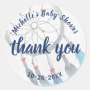 Search for tribal thank you stickers Blue