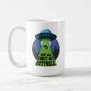 Search for alien abduction mugs Humour