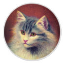 Recherche de chat blanc boutons et poignées de porte Gris