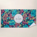 Recherche de tropical serviettes de plage Feuille de palme