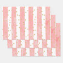 Recherche de pink stripe wrapping paper Rayé