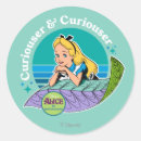 Search for curiouser stickers Alice in wonderland