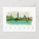 Recherche de peinture paysage venise cartes postales Bateaux