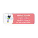 Search for illustrated card return address labels Animal