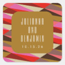 Search for modern geometric wedding stickers Chic