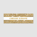 Search for golden name tags Glitter