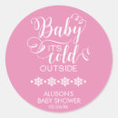 Search for pink its a girl stickers Snowflakes