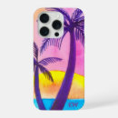 Search for pink palm tree iphone cases Sunset