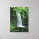 Search for lush green art Waterfall