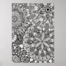 Recherche de motif mandala posters Fleurs