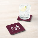 Search for burgundy coasters Modern