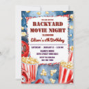 Search for backyard movie night invitations Cinema