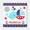 Recherche de bateau voile magnets Bleu marine