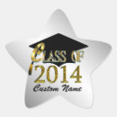 Search for silver and black graduation stickers Gold